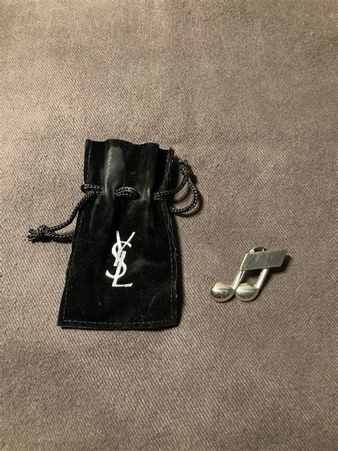 ysl pin badge